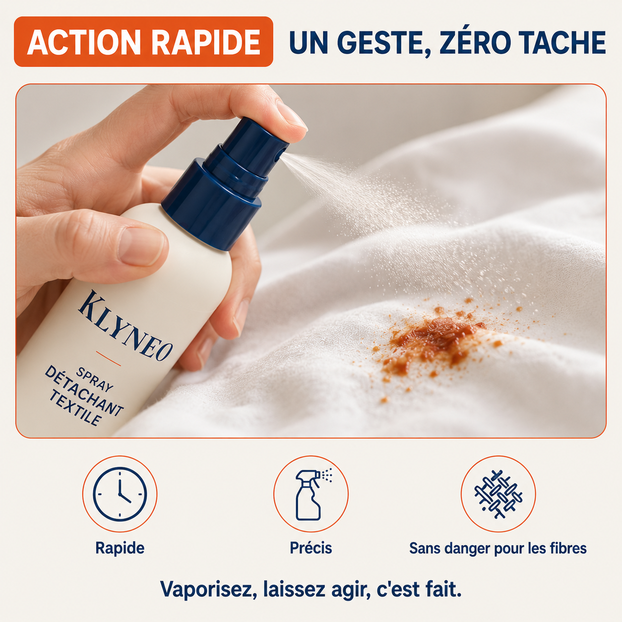 Spray Anti-Taches Portable Klyneo