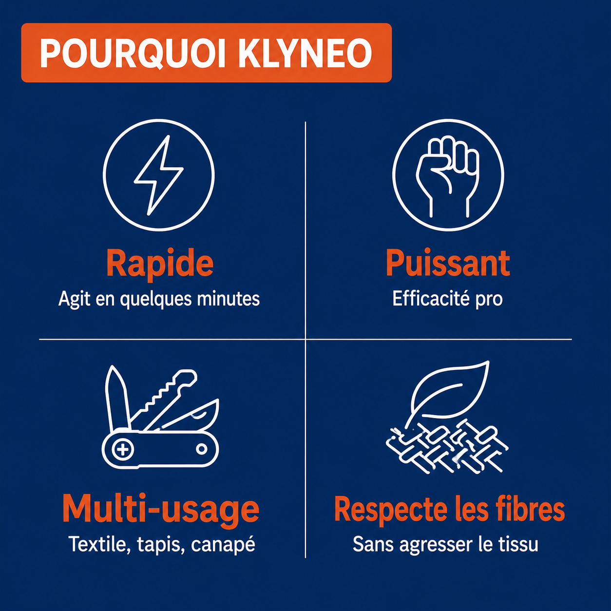 Spray Anti-Taches Portable Klyneo