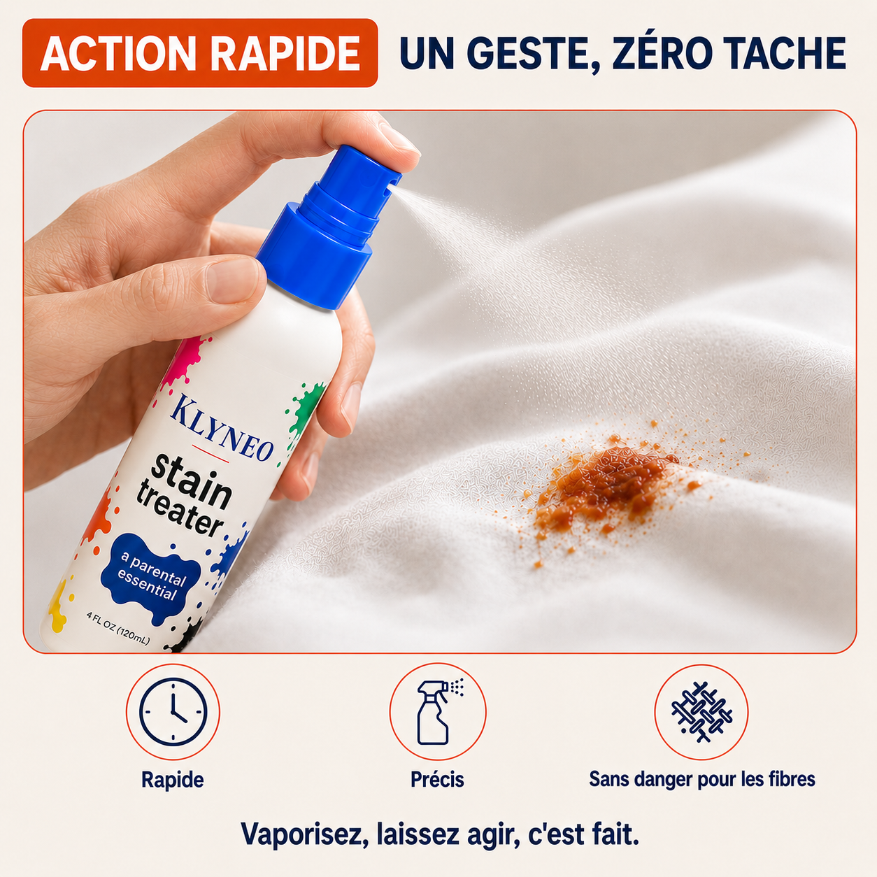 Spray Anti-Taches Portable Klyneo